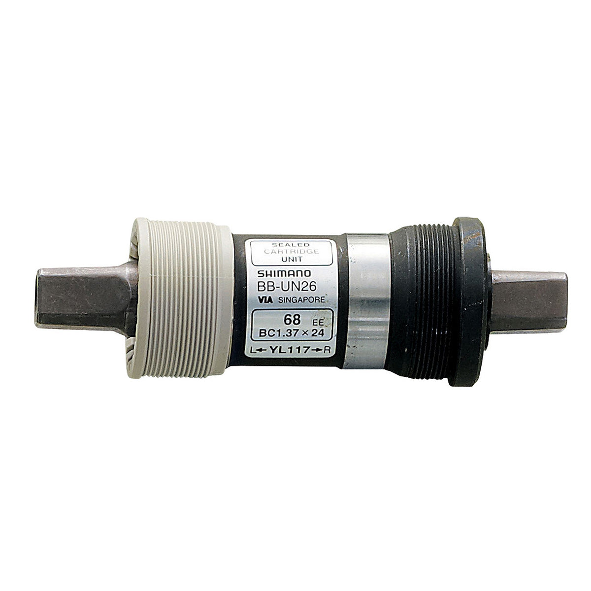 KASETTIKESKIÖ SHIMANO 68-117,5MM UN26BSA