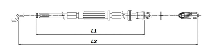 STIGA Clutch Drive Cable