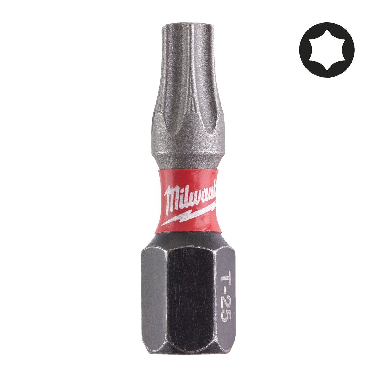 MILWAUKEE TERÄ SHOCKWAVE TX25 X 25MM P2