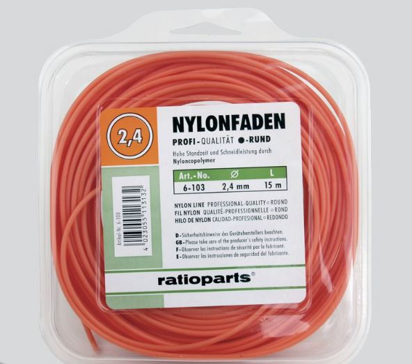 Nailonsiima kuusikulmainen Alucut 2.7 mm 15 m