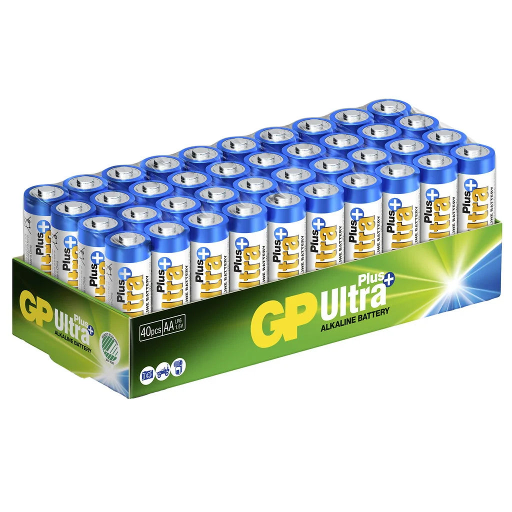 GP ULTRA PLUS ALKALINE AA-PATTERI LR6 40