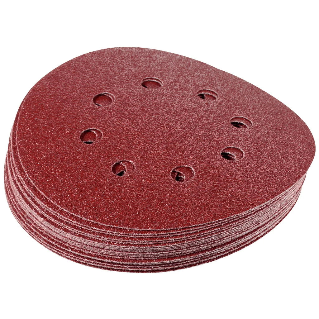 HIOMAPYÖRÖ 125MM 8R P180 PUNAINEN 20KPL