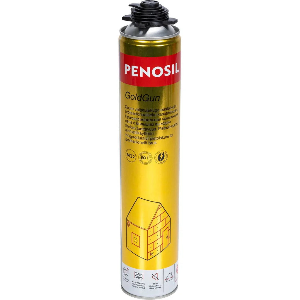 PU PISTOOLIVAAHTO 750ML PENOSIL GOLD GUN