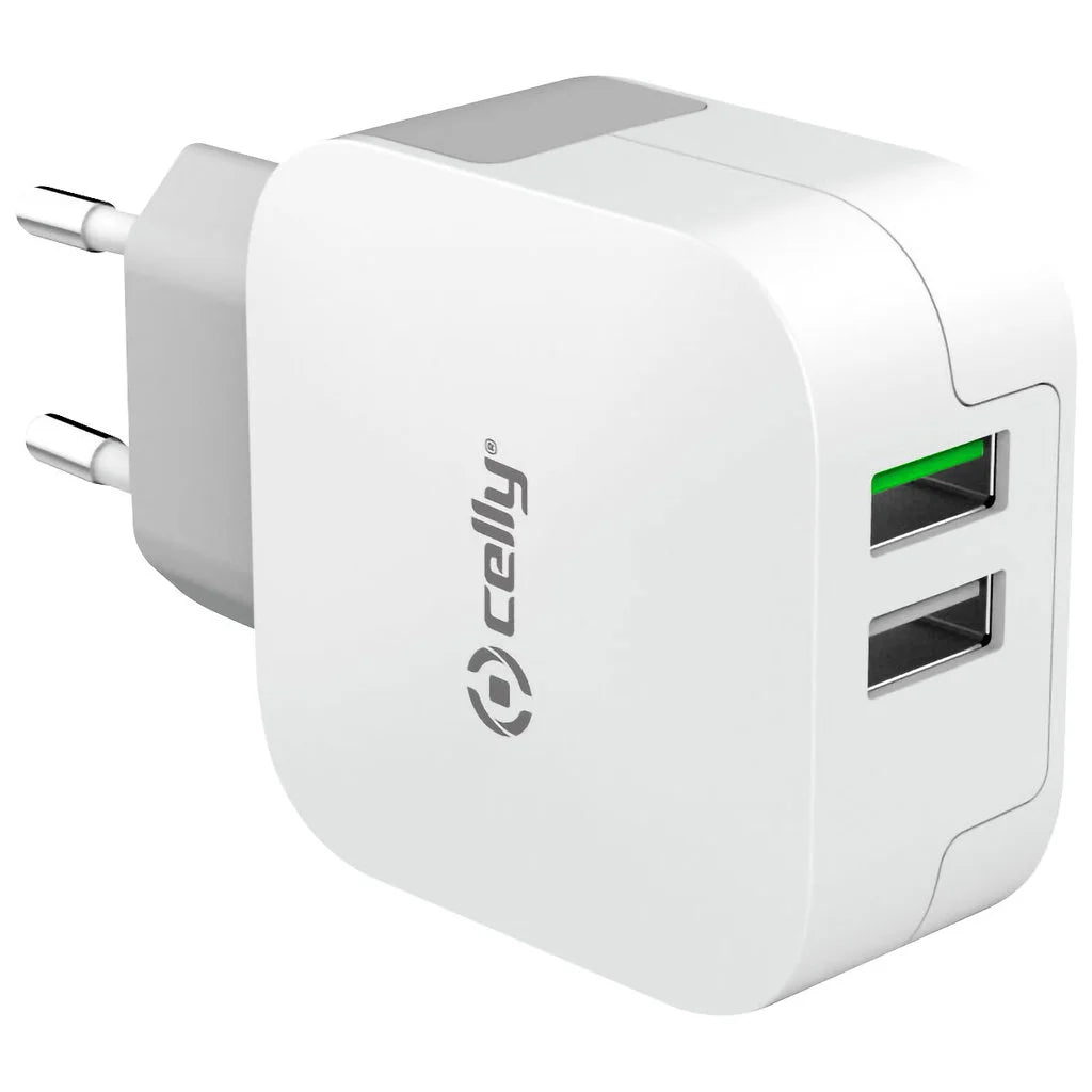 VERKKOADAPTERI 230V 2XUSB 17W 3.4A