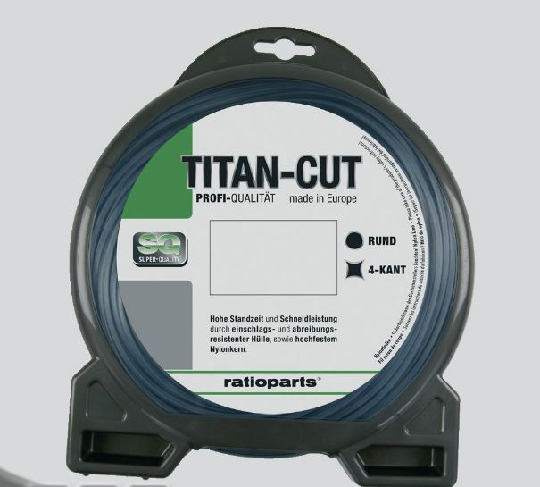 Nailonsiima TITAN-CUT nelikulmainen 2.5 mm 64 m