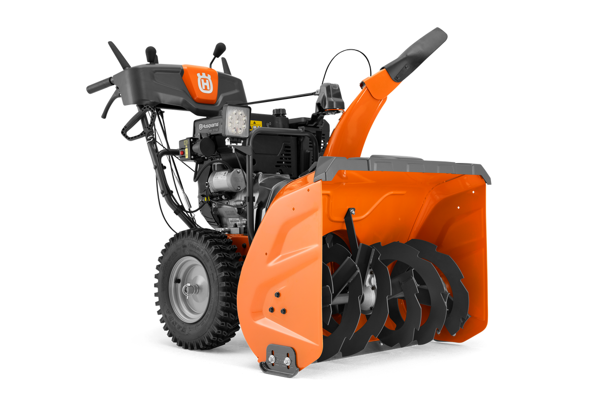 HUSQVARNA ST 376, 375 CC, 76CM, HYDROSTAATTI, LÄMPÖKAHVAT, SÄHKÖKÄYNNISTYS, OHJAUSTEHOSTIN, LED-VALOT