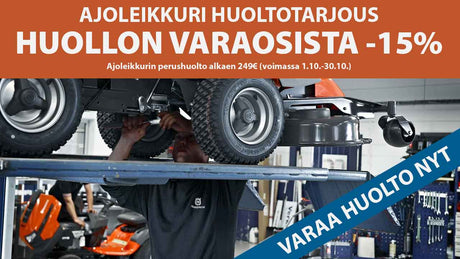 AJOLEIKKURI HUOLTOTARJOUS