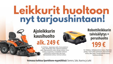 Huolla nyt, hymyile keväällä!