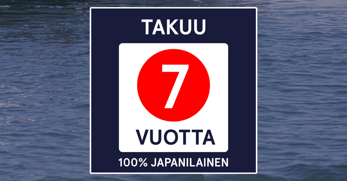Tohatsu-perämoottoreilla nyt ylivoimaisesti paras takuu!