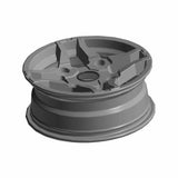 POLARIS Rim-Front 14X5.5 No Mach M.Blk