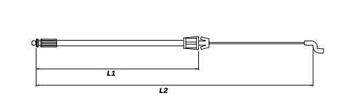 STIGA Engine Brake Cable L=935