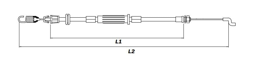 STIGA Clutch Drive Cable