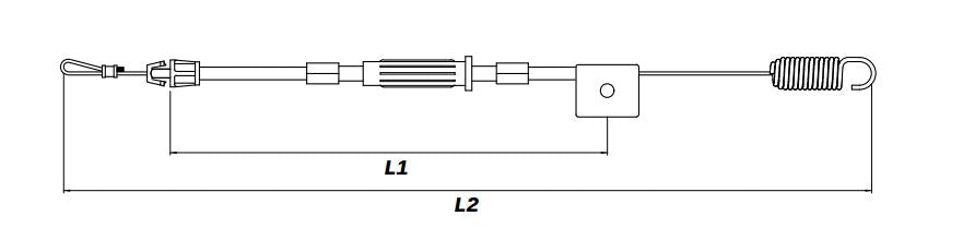 STIGA Clutch Drive Cable G.T.