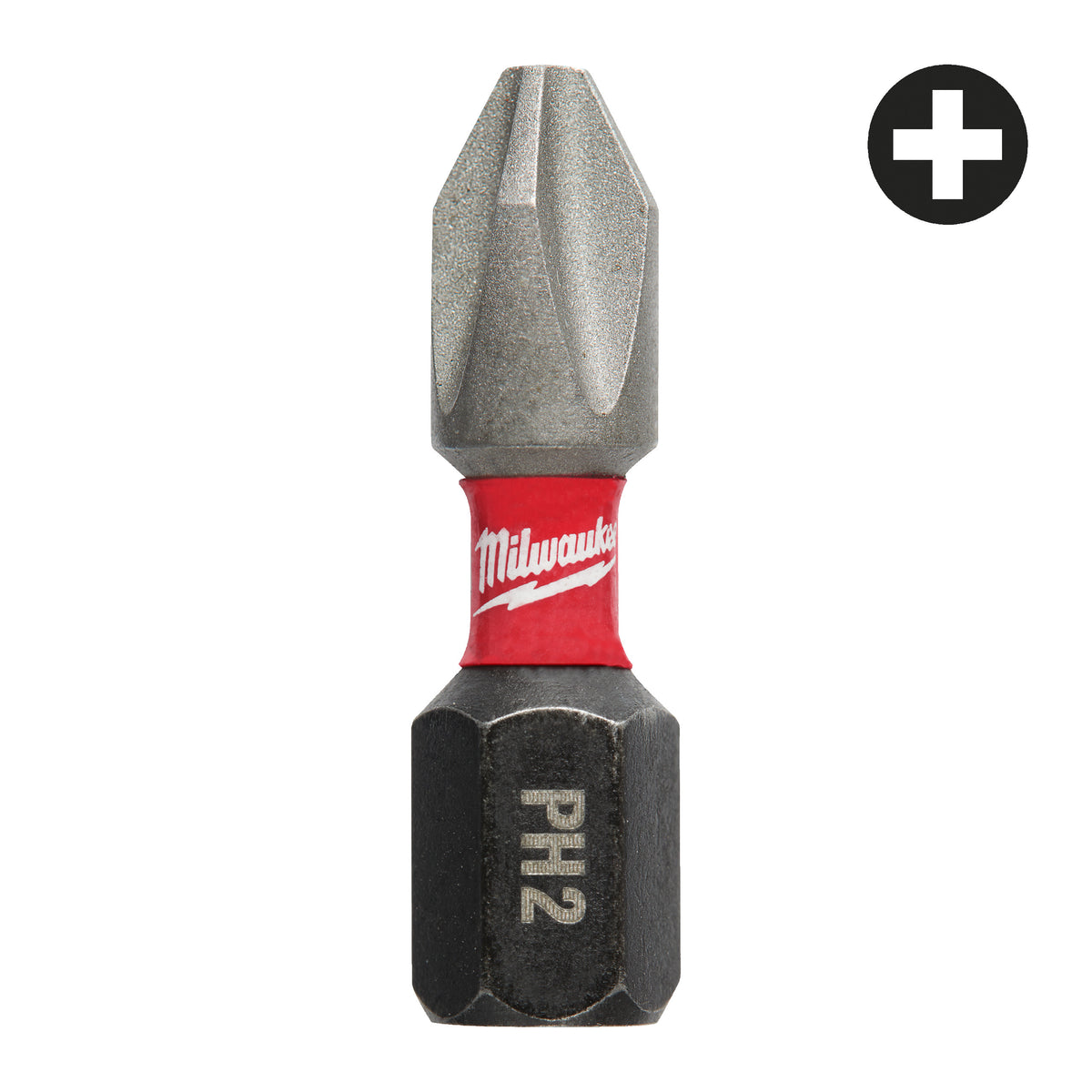 MILWAUKEE TERÄ SHOCKWAVE PH2 X 25MM P2