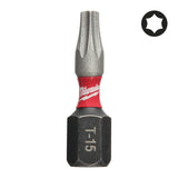 MILWAUKEE TERÄ SHOCKWAVE TX15 X 25MM P2