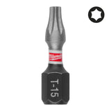 MILWAUKEE TERÄ SHOCKWAVE TX15 X 25MM P25