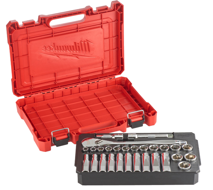 MILWAUKEE HYLSYSARJA RÄIKÄLLÄ 1/2' MM 28P