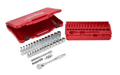 MILWAUKEE HYLSYSARJA RÄIKÄLLÄ 3/8' MM 32KPL