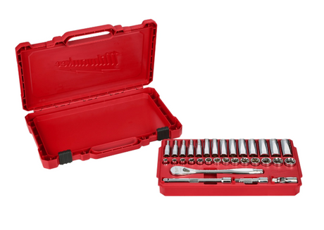 MILWAUKEE HYLSYSARJA RÄIKÄLLÄ 3/8' MM 32KPL