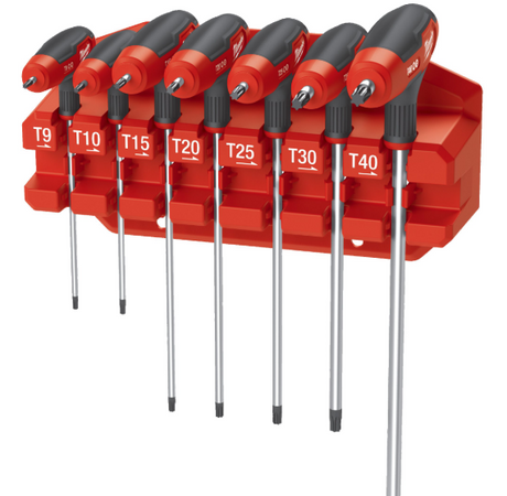 MILWAUKEE TORX-RUUVITALTAT T-KAHVALLA 7P