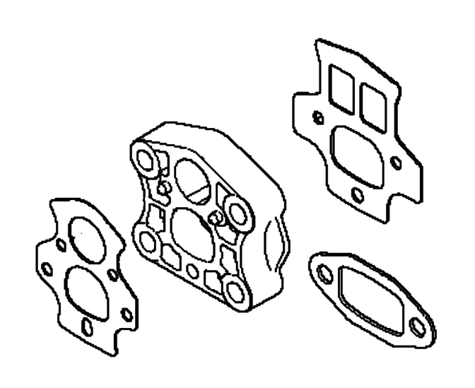 HUSQVARNA GASKET KIT 355F FOR 355F SHORT