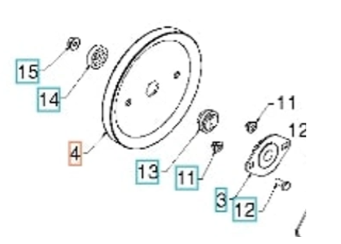 HUSQVARNA PULLEY IMPELLER!