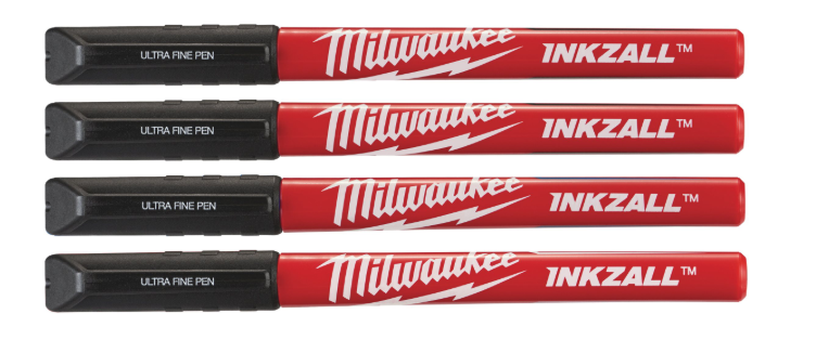 MILWAUKEE KYNÄ INKZALL KAPEA KÄRKI MUSTA 4P