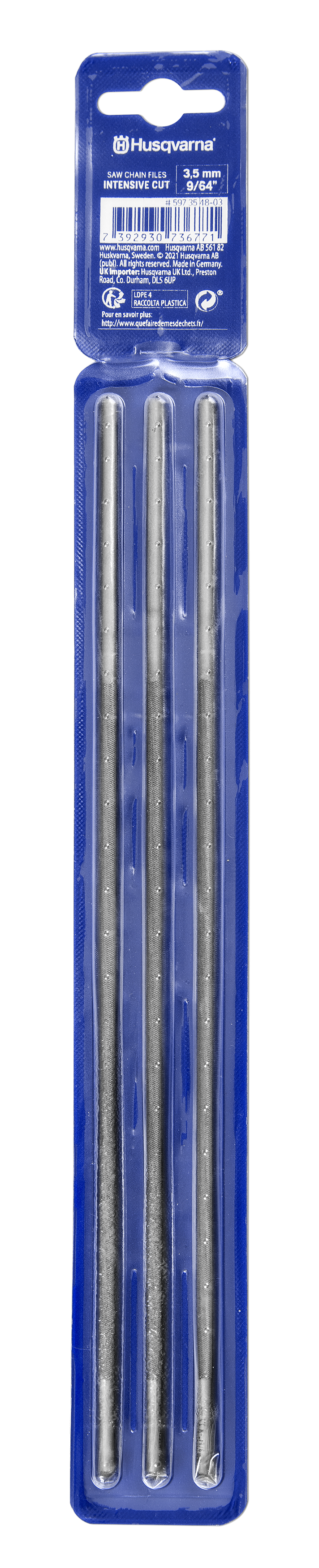 Pyöröviila 4.8mm, 3kpl muovitaskussa