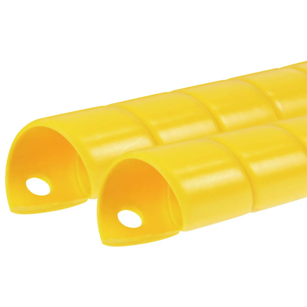 SUOJASPIRAALI 40MM KELTAINEN  1M 2KPL