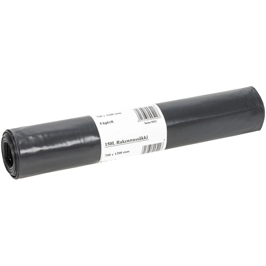RAKENNUSJÄTESÄKKI 5KPL 150L EXTRA(0,12X1