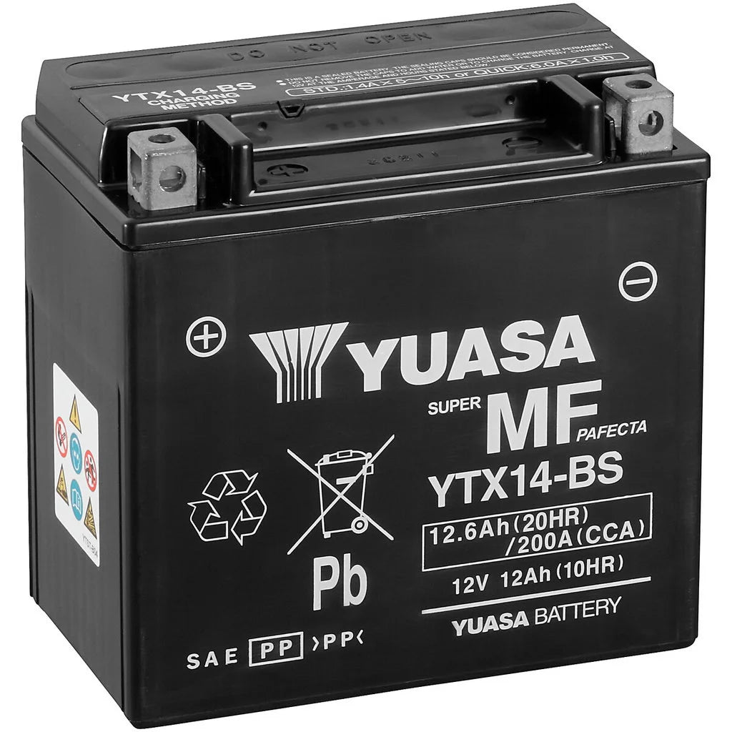 AKKU YUASA  MP 12,6AH AGM +- 150X87X145 YTX14-BS