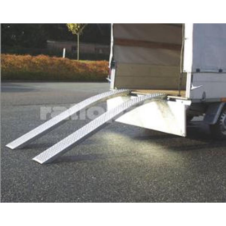 Lastausrampit alumiinia, 2,00 m