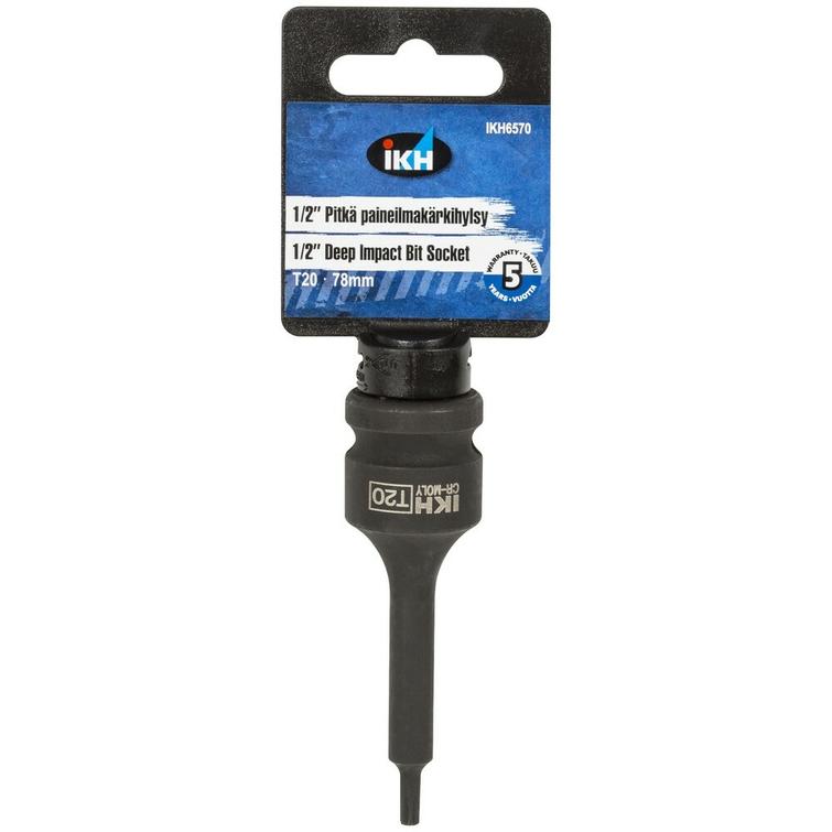PAINEILMAKÄRKIHYLSY 1/2' T20 78MM IKH6570