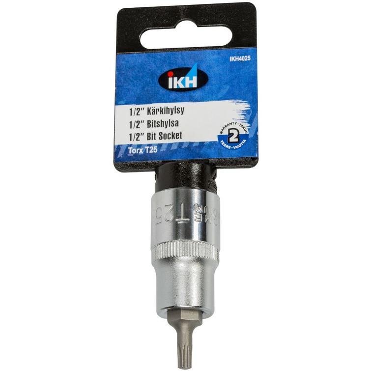 TORX KÄRKIHYLSY 1/2' S2 T25 IKH4025