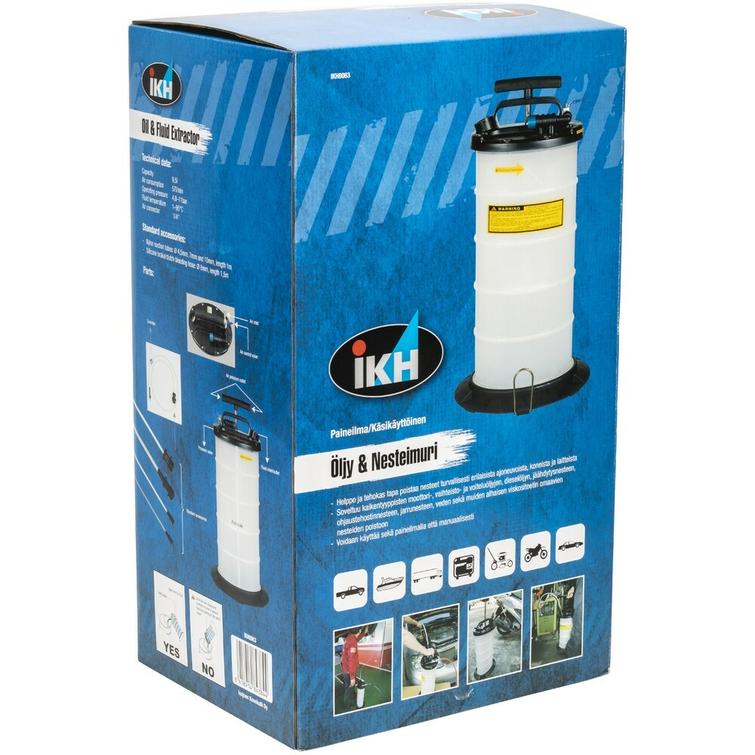 ÖLJYIMURI 9,5L PAINEILMA/KÄSIKÄYTTÖINEN IKH8063