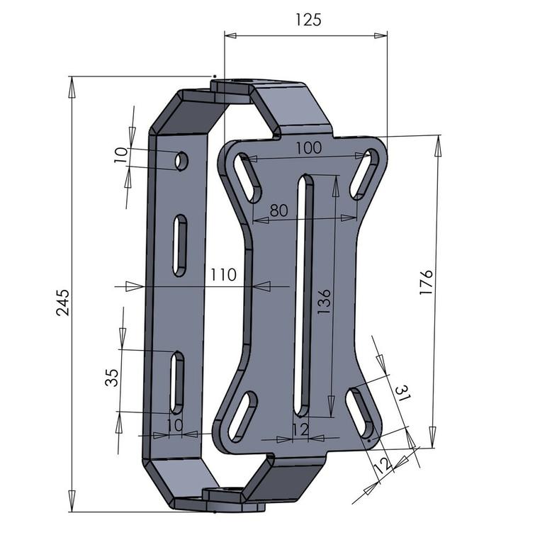 SEINÄTELINE KÄÄNTYVÄ YLEISMALLI LETKUKEL MAV13-1