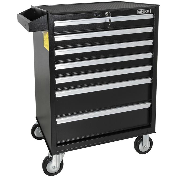 TYÖKALUVAUNU 7-OS. MUSTA TURVA-AVAUS F IKHF200