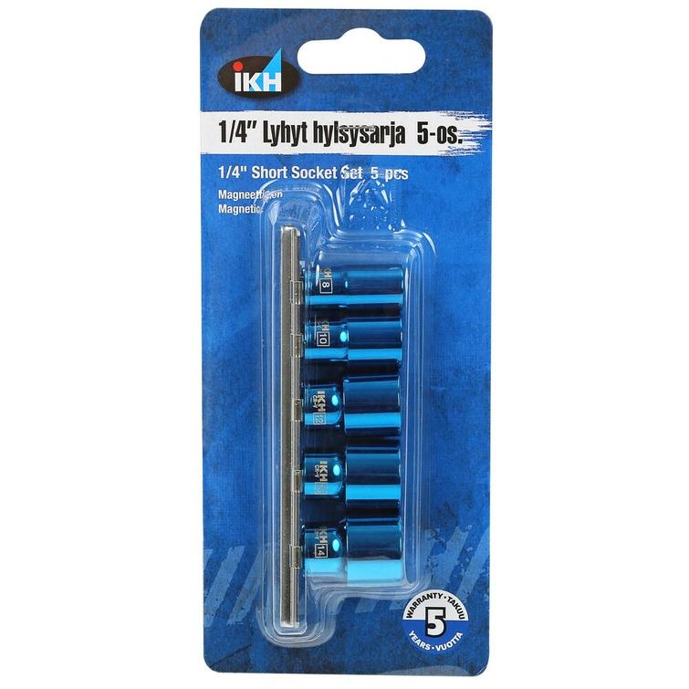 HYLSYSARJA 1/4' 5-OS. 8-14MM LYHYT MAGNE IKH6409
