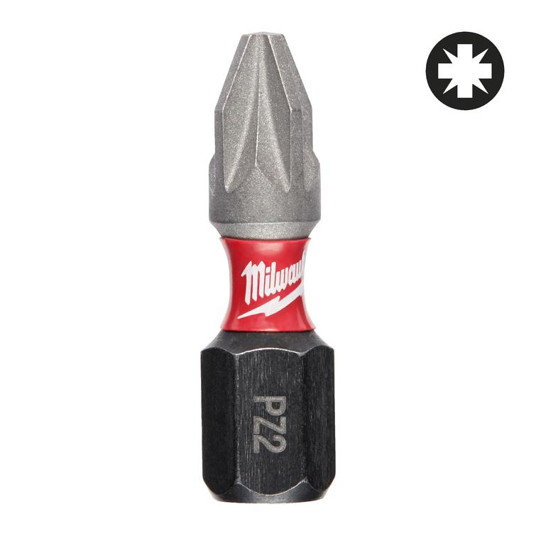 MILWAUKEE TERÄ SHOCKWAVE PZ2 X 25MM P2