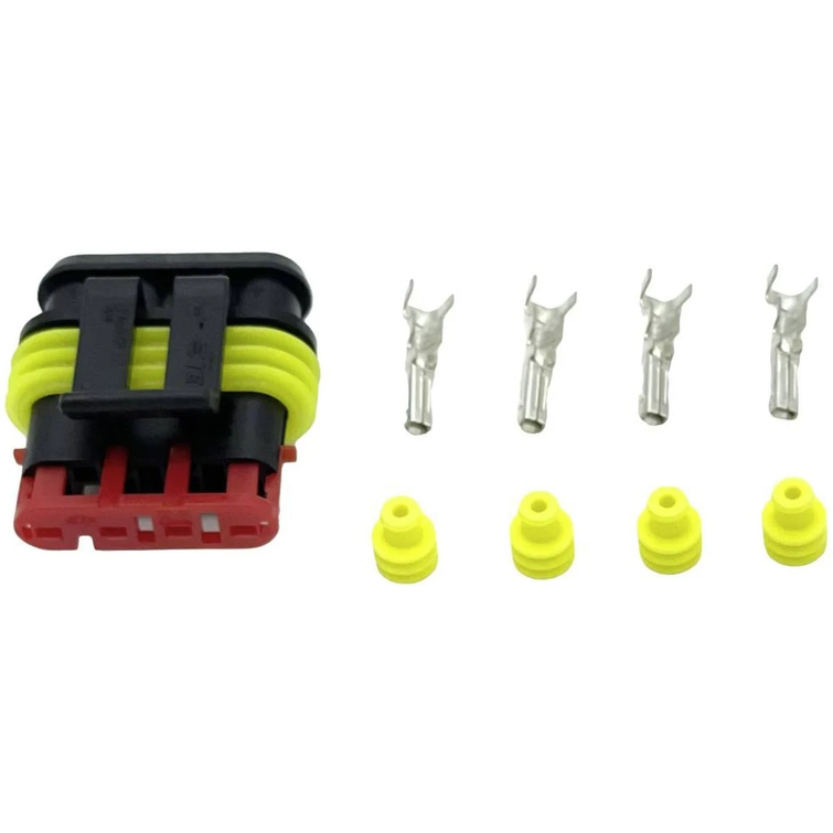 AMP SUPERSEAL 1.5 LIITINSRJ. 4-NAP. N.-L