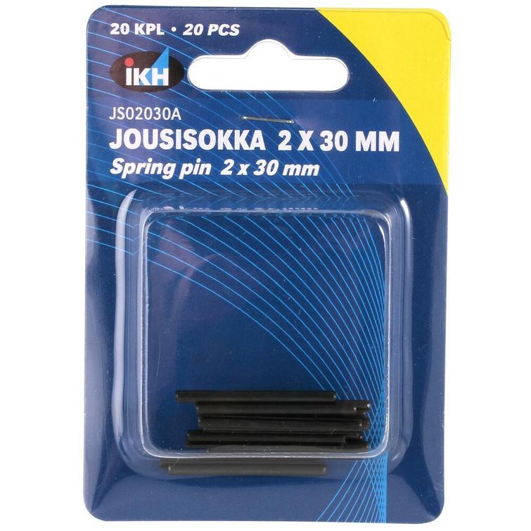 JOUSISOKKA 2X30MM 20KPL DIN1481 JS02030A