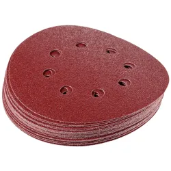 HIOMAPYÖRÖ 125MM 8R P180 PUNAINEN 20KPL