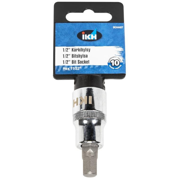 KUUSIOKOLOKÄRKIHYLSY 1/2' 11/32' IKH4407