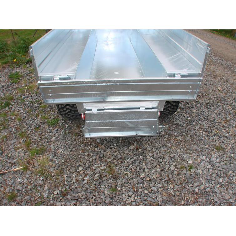 KRANMAN Dumpperivaunu FL250V, Isommat pyörät 300/65-12” 8 kankaiset. Sis. relee ja kaapeli sarja.