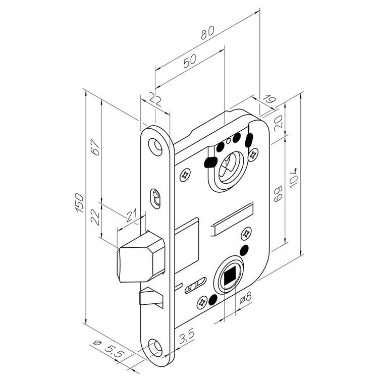 LUKKORUNKO ULKO-OVI OIKEAKÄTINEN DL3115 HE3115R