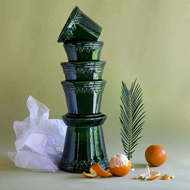 RUUKKU KÖBENHAVNER 14CM + ALUSVATI VIHRE KCG14P