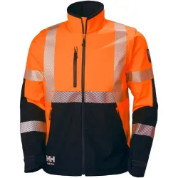 HELLY HANSEN SOFTSHELL TAKKI L ICU FL.ORANSSI/HARMAA
