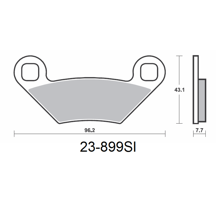 DUELL Sbs Jarrupalat Sintered Offroad