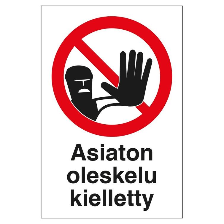 OPASTE ASIATON OLESKELU KIELLETTY 200X30 TRA156M