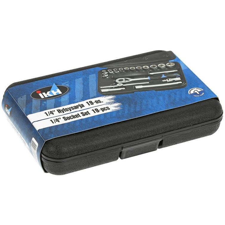 HYLSYSARJA 1/4' 19-OS. 4-14MM 6-KULMA IKH6408